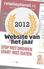 Dating blog Relatieplanet genomineerd voor website van het jaar 2012